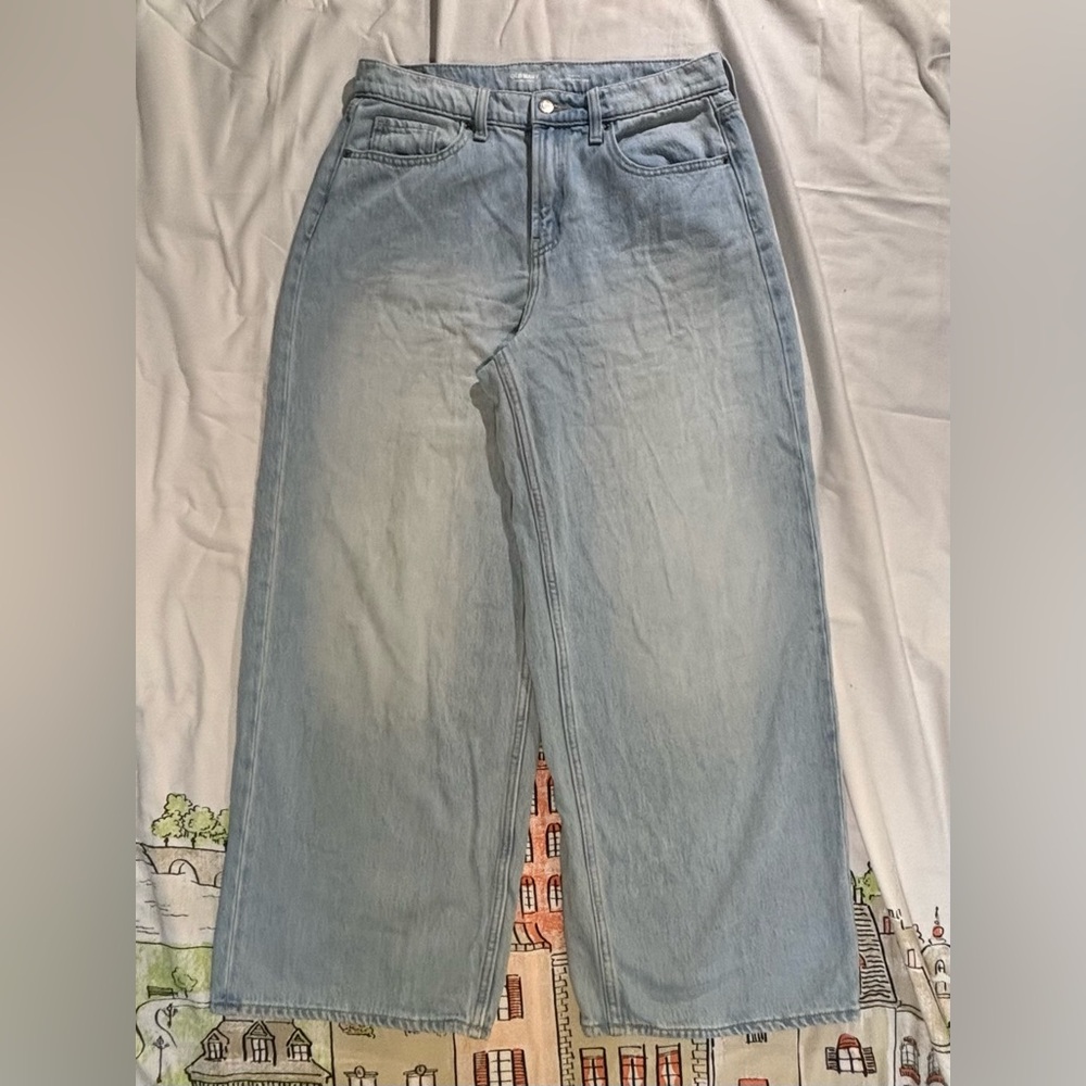 Old Navy Blue Wide Leg Women's Jeans